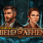 rich wilde and the shield of athena slot logo 11