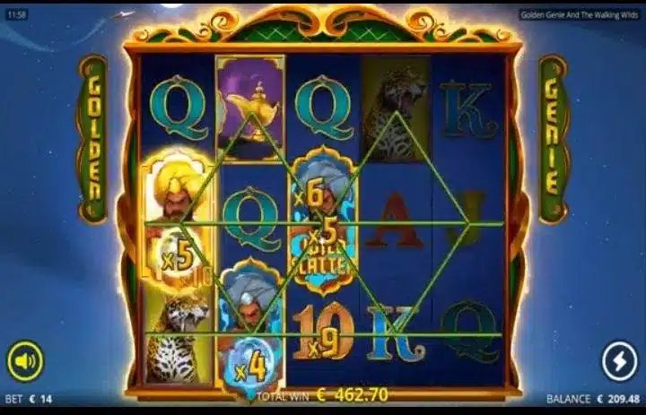 Golden Genie And The Walking Wilds : suivez le génie de la lampe ! 4 Golden Genie and the Walking Wilds : Genie Parade