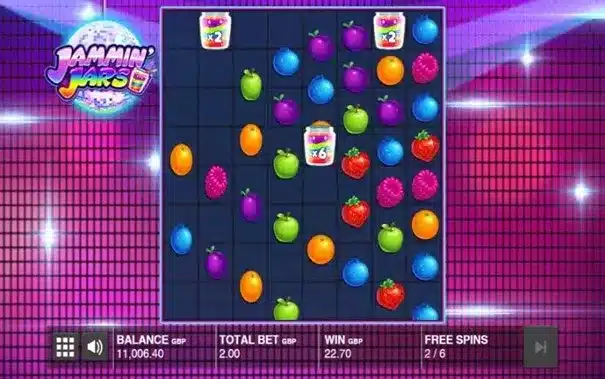 Jammin' Jars : Notre avis sur la machine à sous fruitée ! 3 Jammin' Jars : fonctionnalités