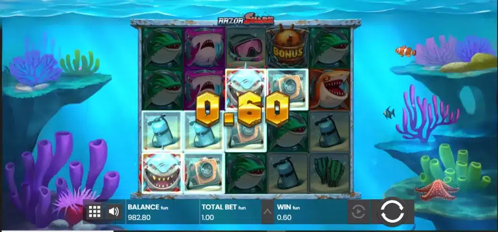 Razor Shark : RTP et volatilité