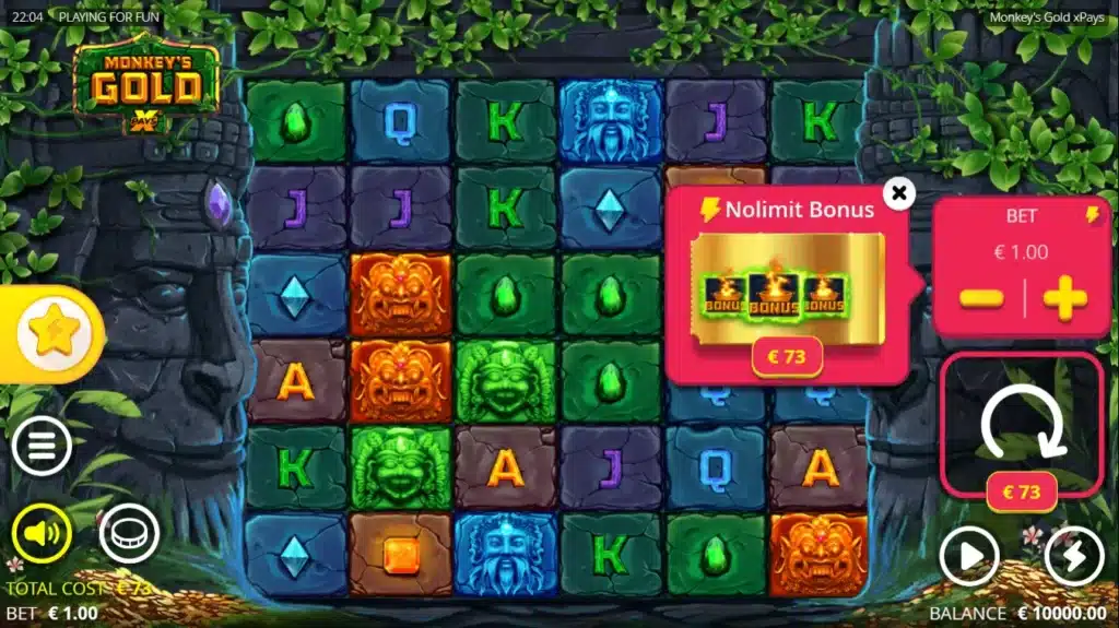 Monkey’s Gold xPays 9 Monkey’s Gold xPays : bonus