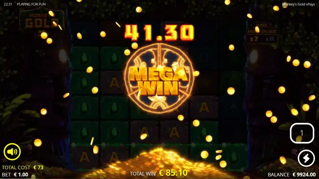 Monkey’s Gold xPays 2 Monkey’s Gold xPays : caractéristiques