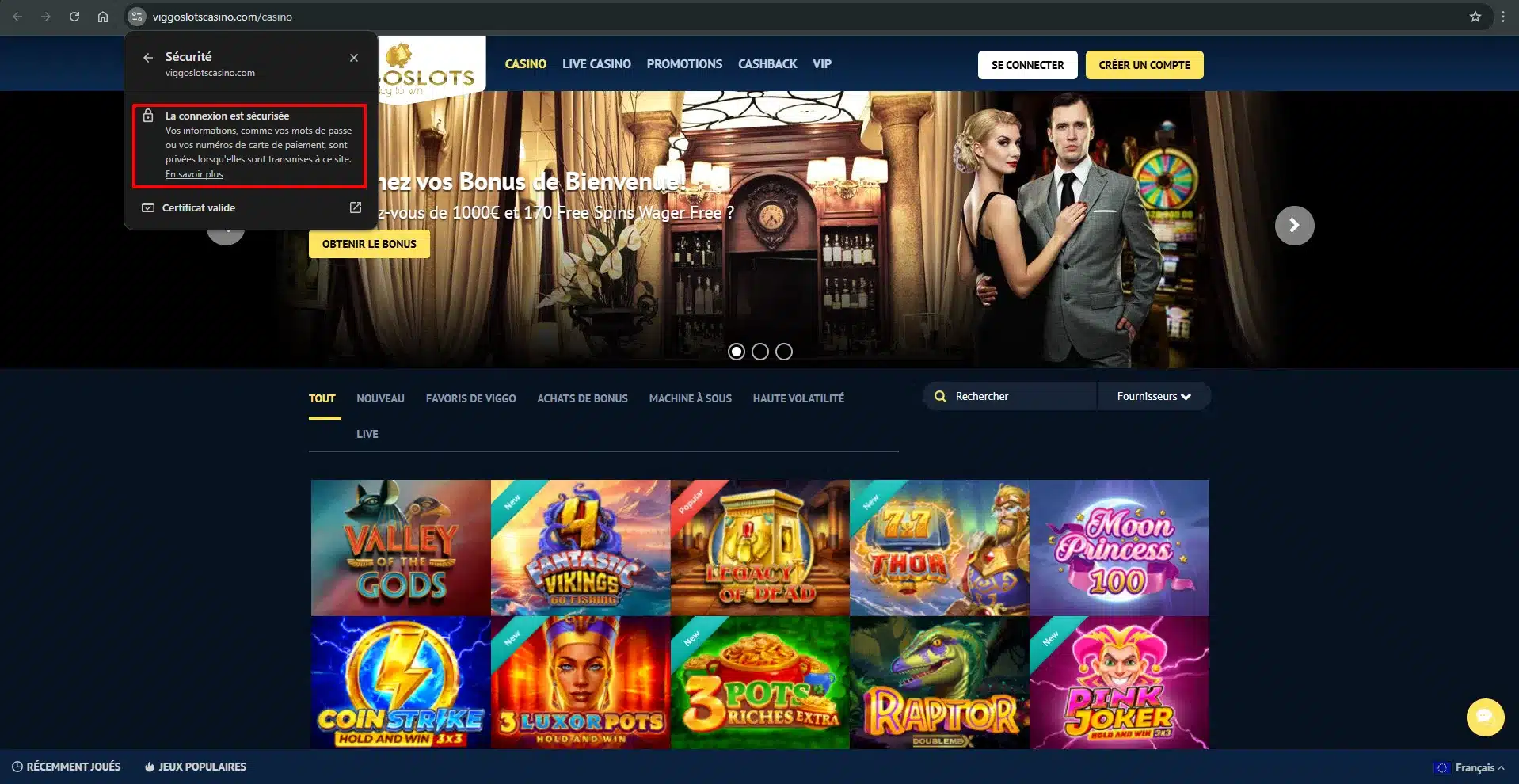 Notre Avis sur Viggoslots 10 cryptage ssl viggoslots
