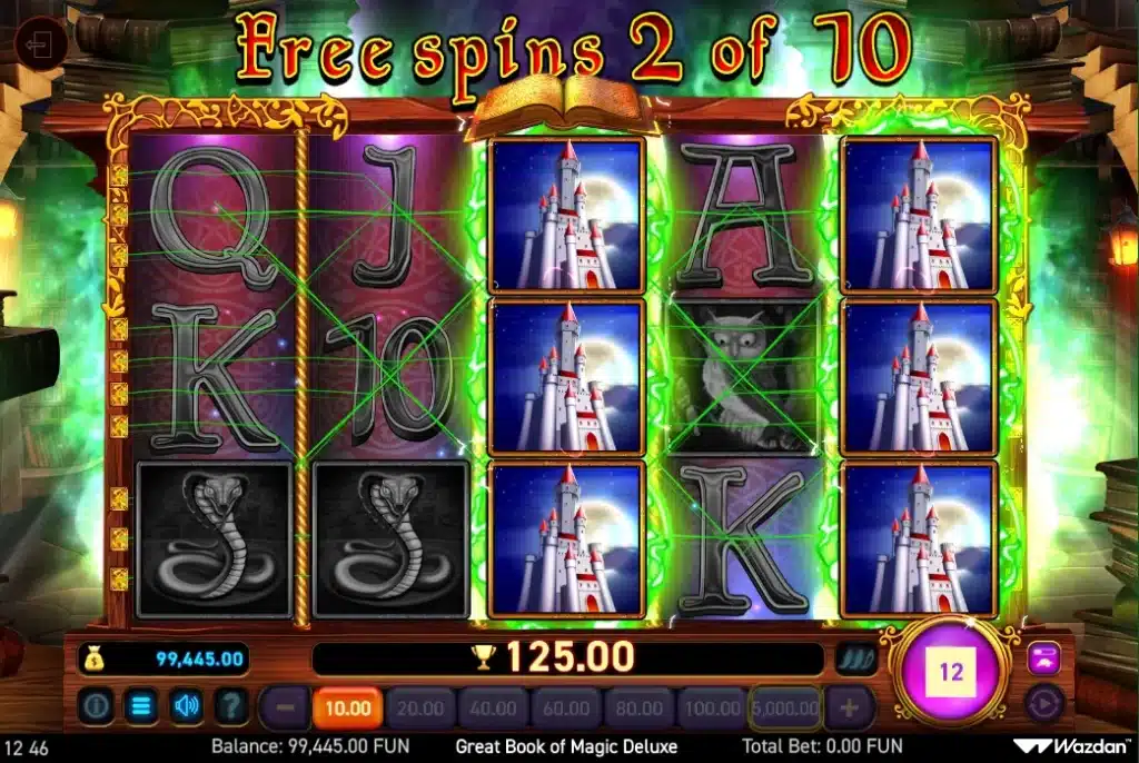 Great Book of Magic Deluxe 4 Great Book of Magic Deluxe : free spins