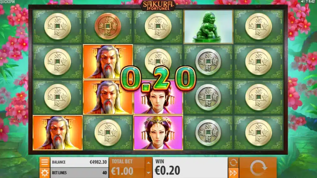 Caractéristiques de Sakura Fortune