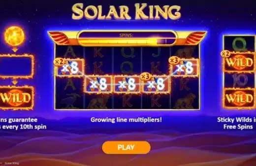 Solar King Machine | Le soleil révèle vos trésors cachés