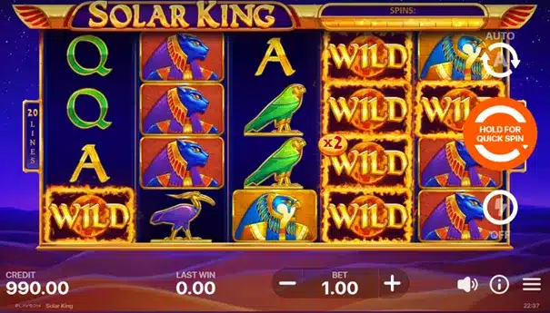 Solar King Machine | Le soleil révèle vos trésors cachés 5 Solar King Machine : free spins