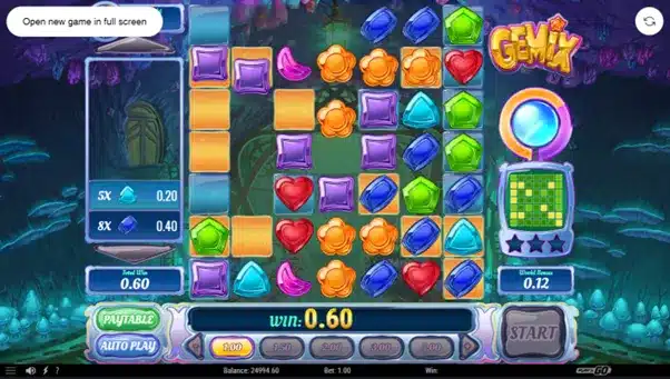 Gemix slot : cascades