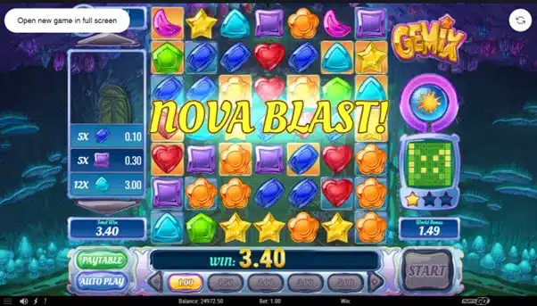 Gemix slot : crystal charge