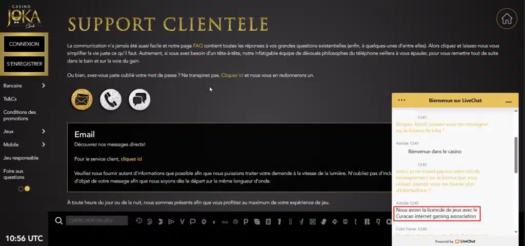Notre Avis sur Casino Joka : Guide complet et analyse du casino 24 La licence Curaçao sur Joka Casino