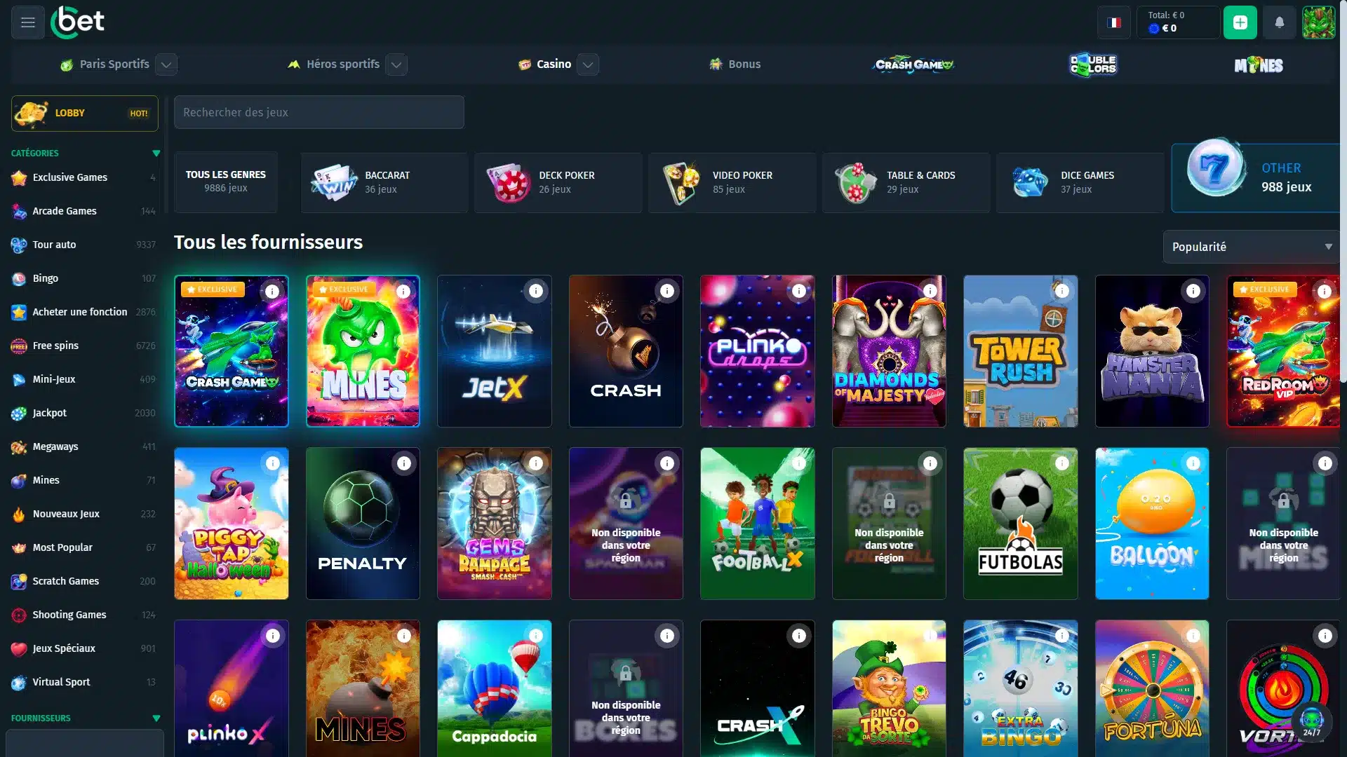 Notre Avis sur Cbet Casino 5 mini-jeux sur cbet