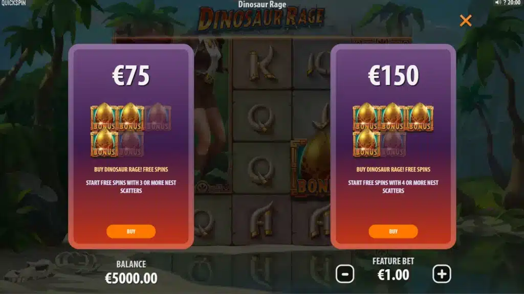 Dinosaur Rage 2 Dinosaur Rage: caractéristiques
