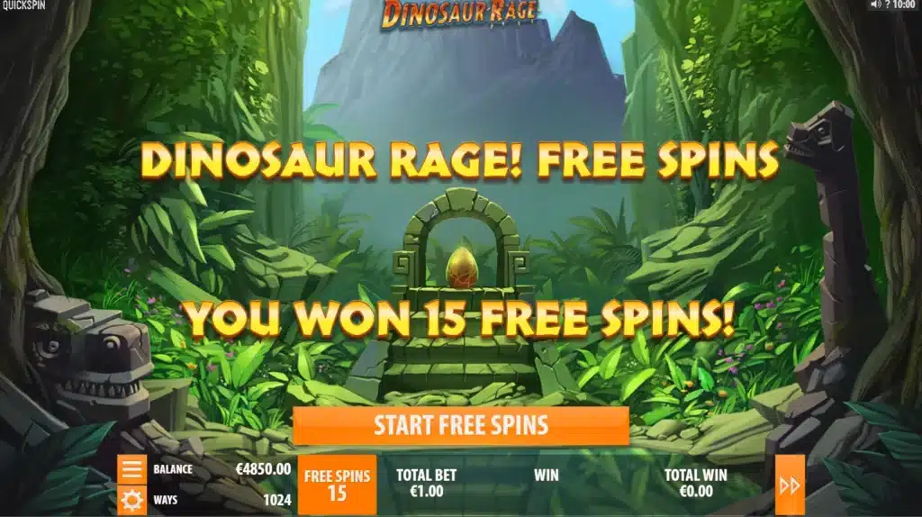 Dinosaur Rage 6 Dinosaur Rage: free spins
