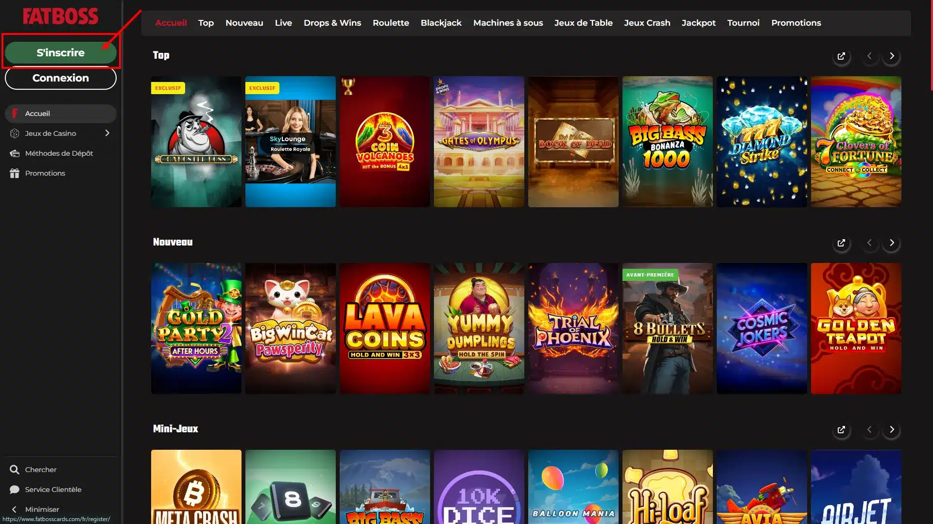 Notre Avis sur FatBoss 7 inscription sur fatboss 1