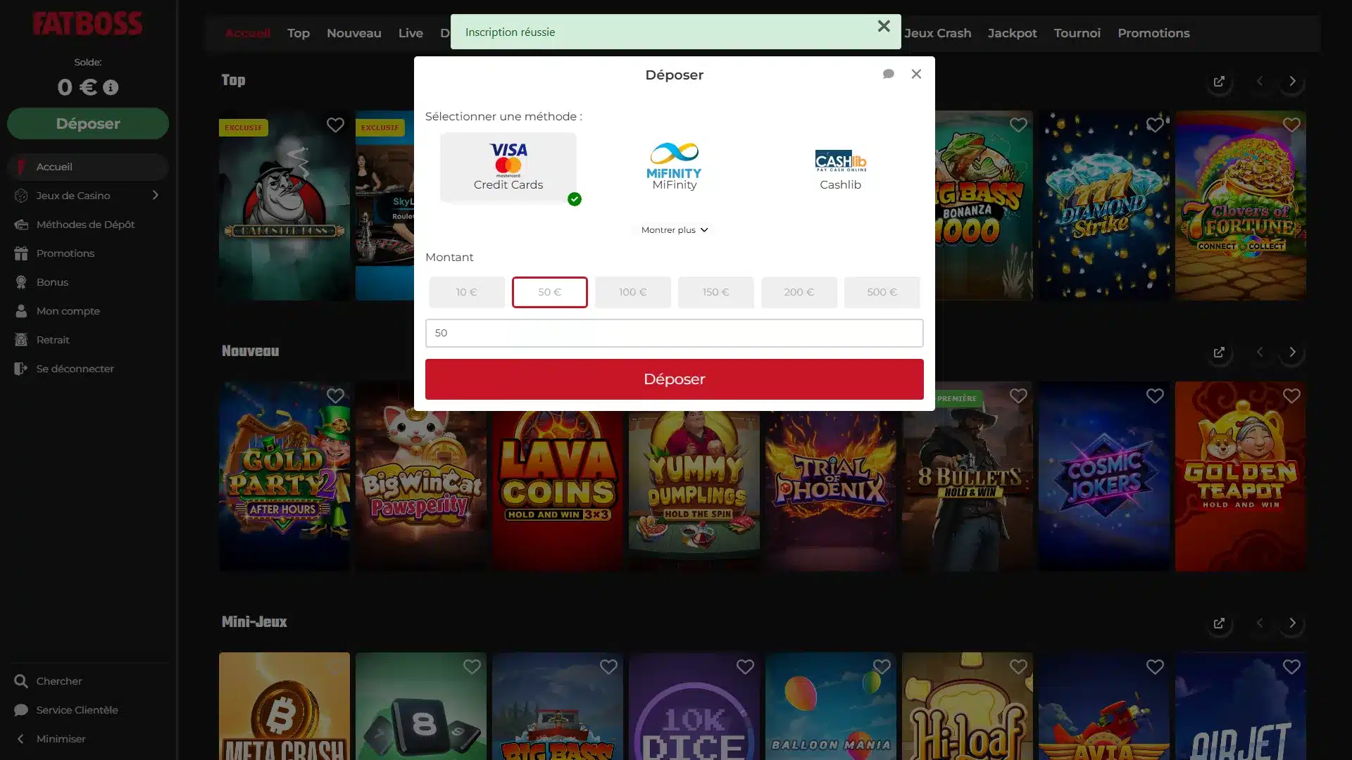 Notre Avis sur FatBoss 10 inscription sur fatboss 4