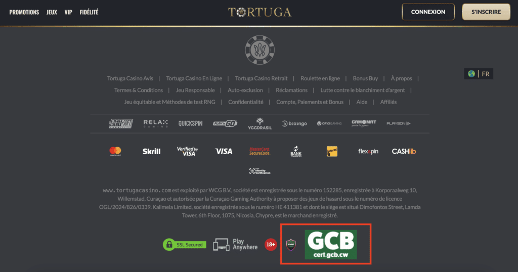 licence tortuga
