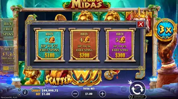 The Hand of Midas 8 The Hand of Midas : Ante bet