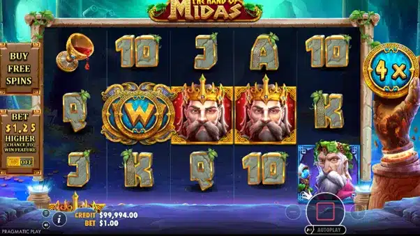 The Hand of Midas 4 The Hand of Midas : wild multiplicateurs