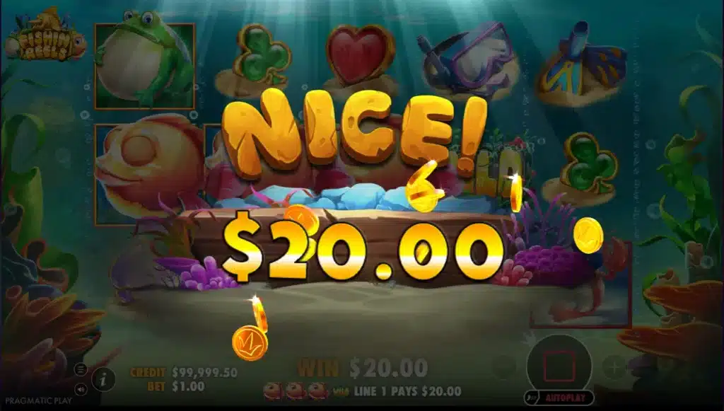 Fishin’ Reels 10 Fishin’ Reels: win