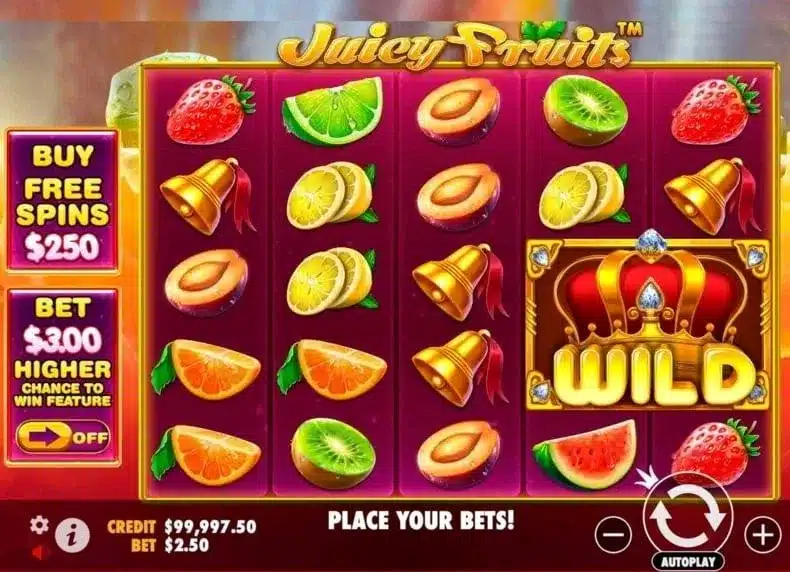 Juicy Fruits 2 Juicy Fruits : symboles