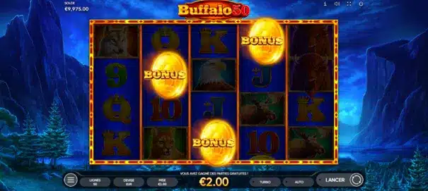Buffalo 50 5 Buffalo 50 : free spins