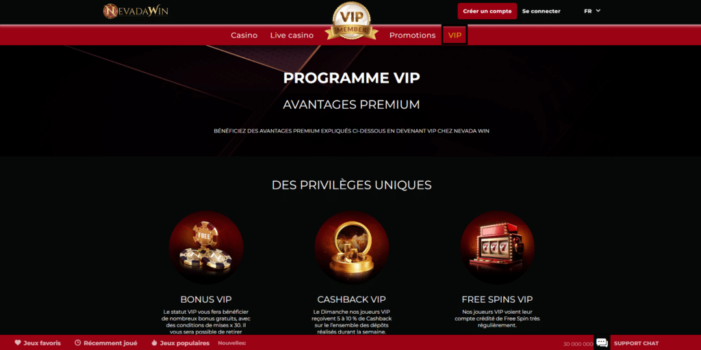 vip nevada win