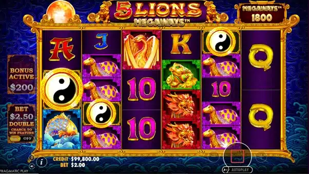 5 Lions Megaways 9 5 Lions Megaways : RTP