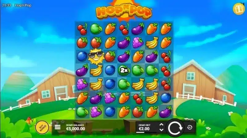 Hop 'N' Pop : la machine à sous aux multiples fruits savoureux ! 3 Hop ‘N’ Pop : fonctionnalité
