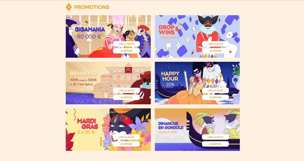 Offres Arlequin Casino