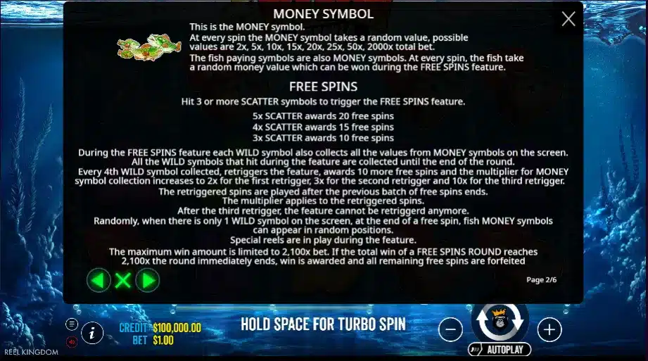 Big Bass Bonanza 6 Big Bass Bonanza : fonctionnalités spéciales
