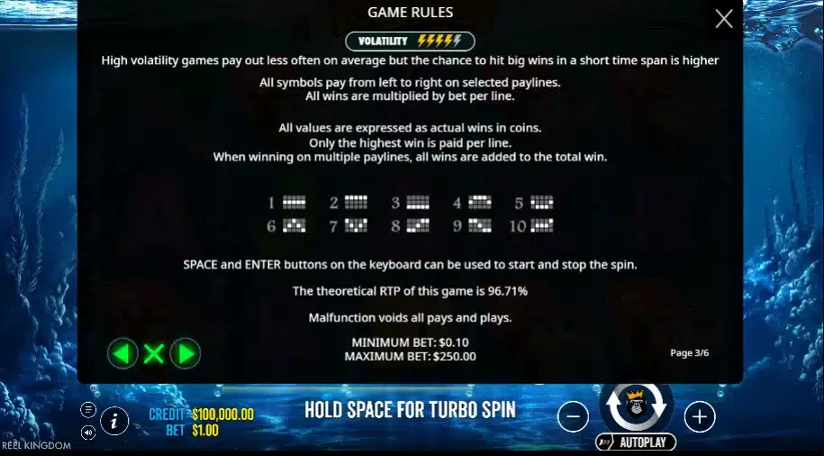 Big Bass Bonanza 5 Big Bass Bonanza : lignes de paiement