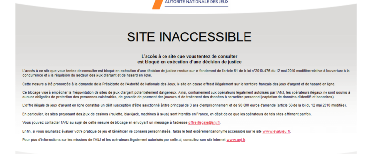 Cbet et Stake interdit en France par l'ANJ