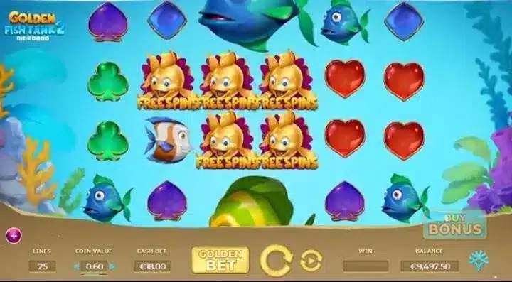 Golden Fish Tank 2 Gigablox : la machine à sous marine ! 3 Golden Fish Tank 2 Gigablox : Bonus