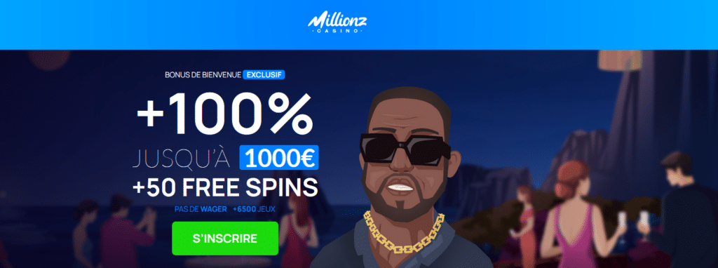 bonus exclusif millionz 1000 e