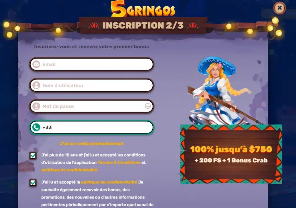 Informations de connexion