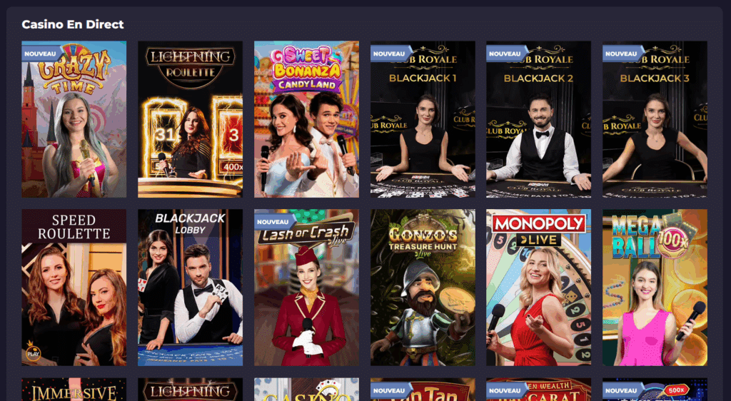 Powbet Casino 5 Live casino sur PowBet