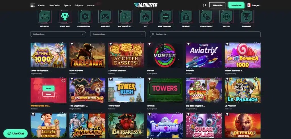 Bingo en ligne casino : Top Jeux Gratuits et Guide complet 6 page d'accueil casinozer