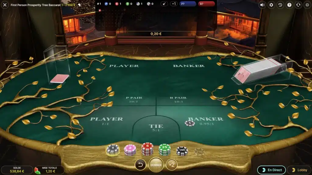first person prosperiy tree baccarat d'evolution 