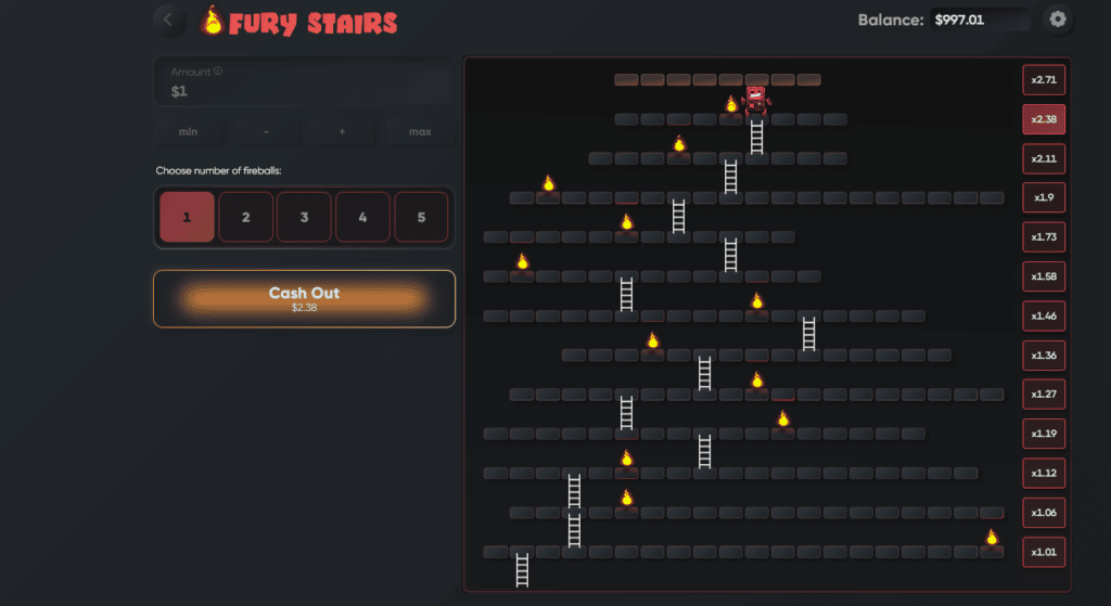 Fury Stairs gamerplay casinozer
