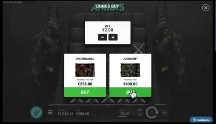 Hand Of Anubis 6 Hand Of Anubis : Buy Bonus