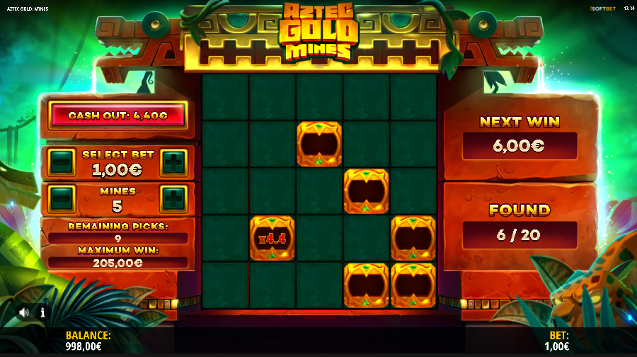aztec gold mines gameplay 2