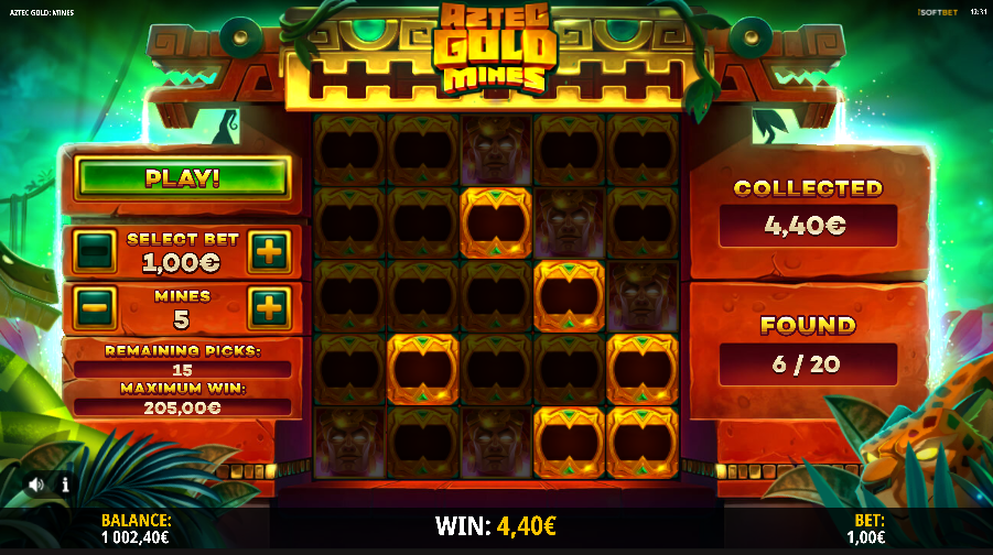aztec gold mines gameplay 3