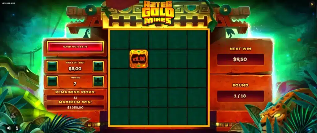 Aztec Gold Mines Avis : Guide complet pour jouer gratuitement 4 Révéler les cases Aztec Gold Mines