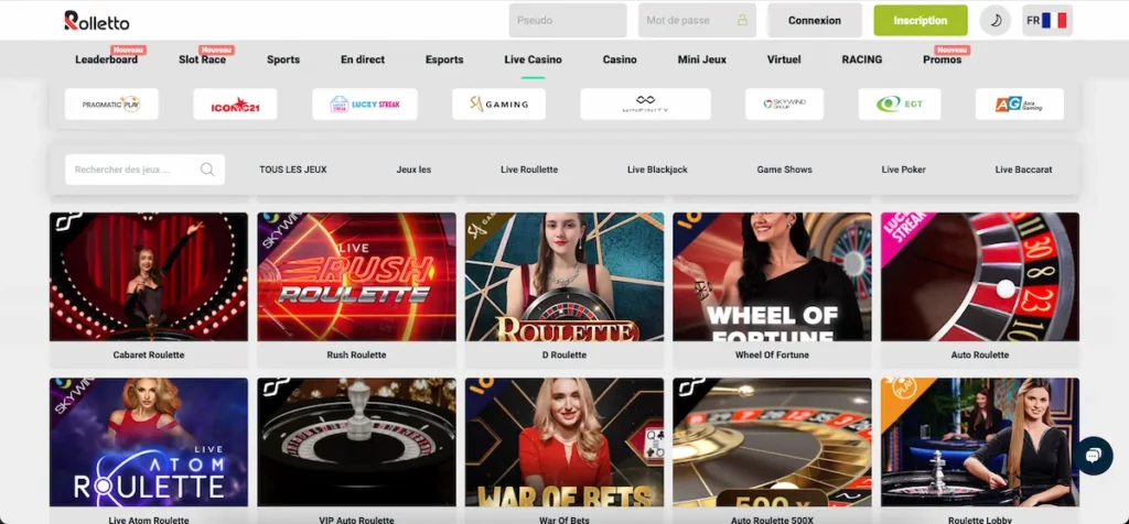 Notre avis sur Rolletto Casino 4 rolletto casino en direct