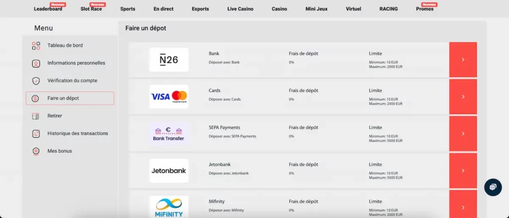 Notre avis sur Rolletto Casino 9 rolletto depot