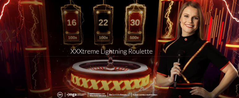 banner evolution gaming xxxtreme lightning roulette