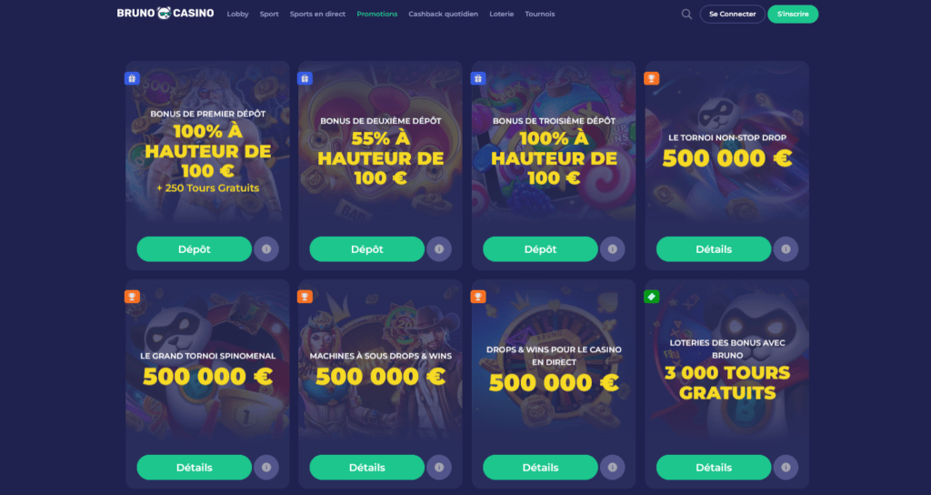 bruno casino promotions