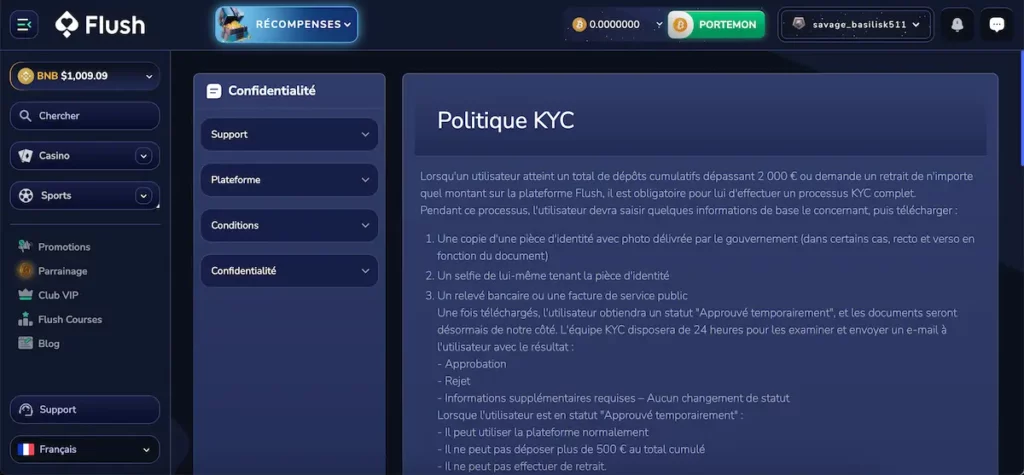 Flush Casino : notre avis complet 22 flush politique kyc