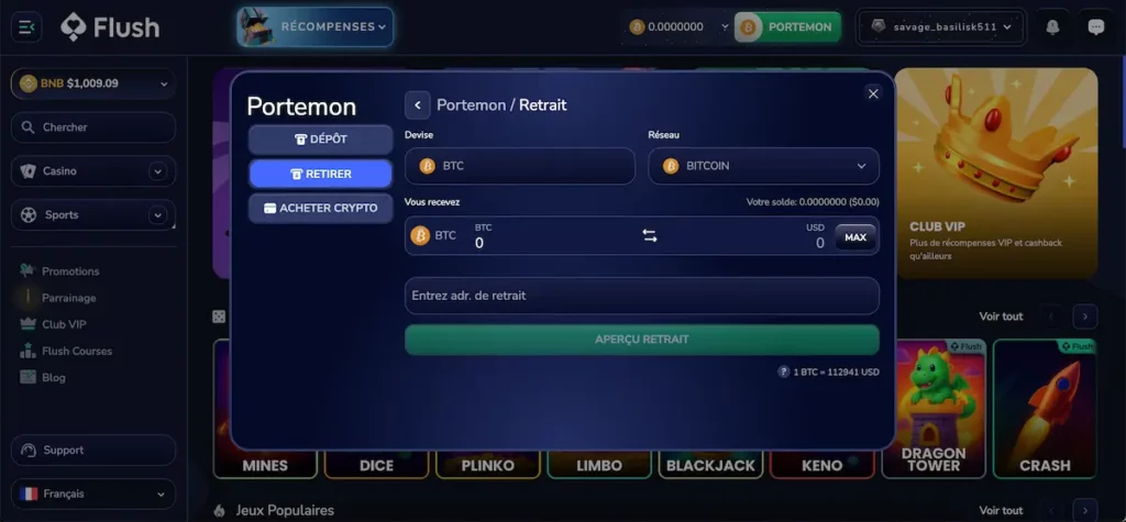 Flush Casino : notre avis complet 14 flush retrait