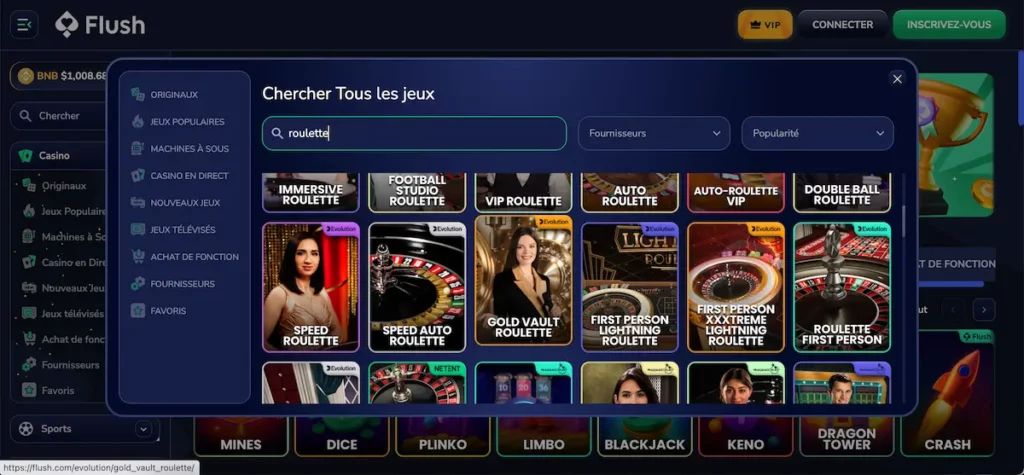 Flush Casino : notre avis complet 8 flush roulette